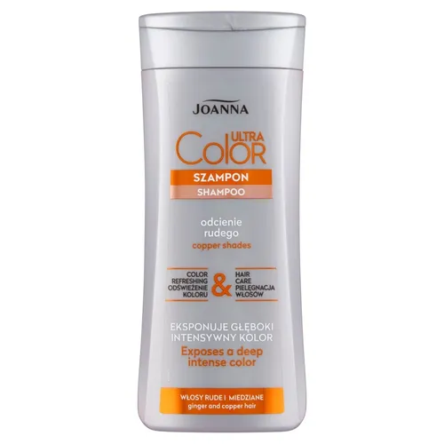 Ultra Color Shampoo für kupferfarbene Haartöne 200 ml – Intensivpflege - Das Ultra Color Shampoo für kupferfarbene Haartöne reinigt sanft und sorgt für strahlende Farbbrillanz. Ideal für die tägliche Haarpflege und zum Erhalt lebendiger Farbtöne.