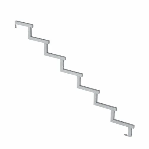 Plus Stahltreppenwange verzinkt 17 cm Stufenhöhe - Treppenwange für stabile Konstruktionen, verzinkt für optimalen Rostschutz und langlebige Nutzung, ideal für Innen- und Außentreppen.