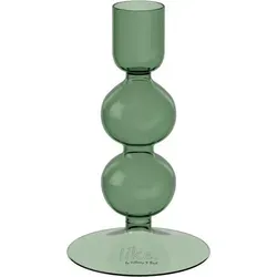 like.Villeroy & Boch Kerzenhalter Like Home Kerzenständer sage 13,5, Salbeigrün, Glas, 7.5x13.5x7.5 cm, Dekoration, Kerzen & Zubehör, Kerzenhalter