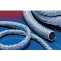 AIRDUC® PVC 345 Absaug- und Förderschlauch 100mm - Flexibler Schlauch für Gase und Stäube, hohe Druck- und Vakuumfestigkeit, ideal für Entstaubungsanlagen, phthalatfrei und schwerentflammbar.