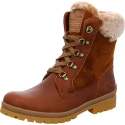 Panama Jack Damen Tuscani Schneestiefel, Braun (Cuero/Bark), 39 EU - Wanderschuhe mit wasserfestem Design und warmem Kunstfellfutter, perfekt für kalte Wintertage und Outdoor-Abenteuer.