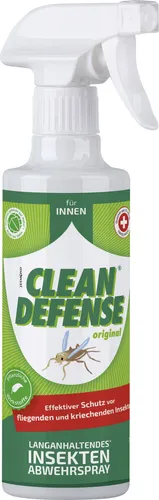 Clean Defense Original Insektenabwehrpray 375 ml - Effektives Anti-Spinnen-Spray - Haushaltsschädlinge: Schützt zuverlässig vor Spinnen und anderen Insekten, ideal für ein spielfreies Zuhause.