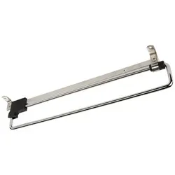 SO-TECH® Garderobenhalter Kleiderbügelauszug ausziehbar (1 St), Länge 300 mm, 1 Stück silberfarben 30 cm