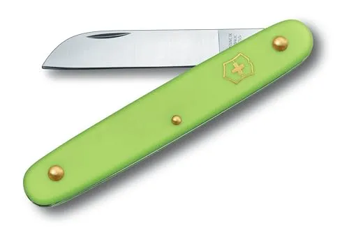 Victorinox Blumenmesser, Garten, Schweizer Taschenmesser, Gärtner und Floristen, Klinge, gerade, hellgrün