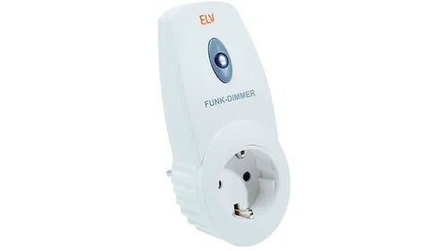 ELV Funk-Dimmer FS20 DI-5: Phasenanschnittdimmer für smartes Licht - Schalter mit Funktechnik, ideal zur individuellen Lichtsteuerung in Ihrem Zuhause, einfach zu installieren und vielseitig einsetzbar.