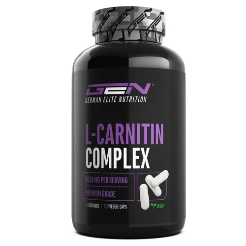 L-CARNITIN TRIPLE COMPLEX - 120 Kapseln - 3000 mg - Acetyl Tartrat Fumarat Vegan