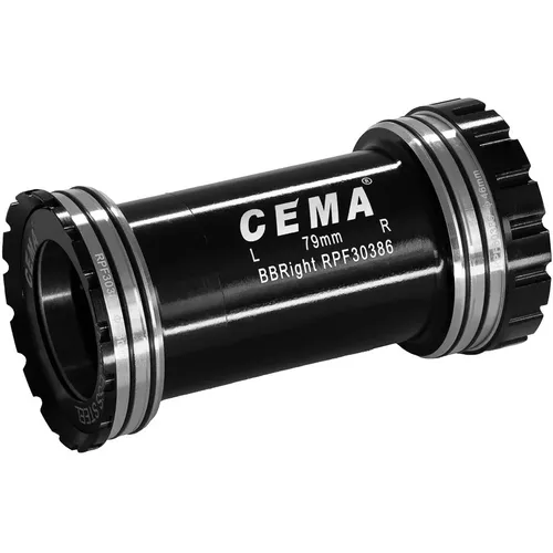 Cema Bracketas Bbright46 M30-Keramik Schwarz - Hochwertige Fahrradschaltungsteile aus Keramik, die für Langlebigkeit und Zuverlässigkeit stehen. Ideal für Outdoor-Einsätze und passend für CEMA Modelle.