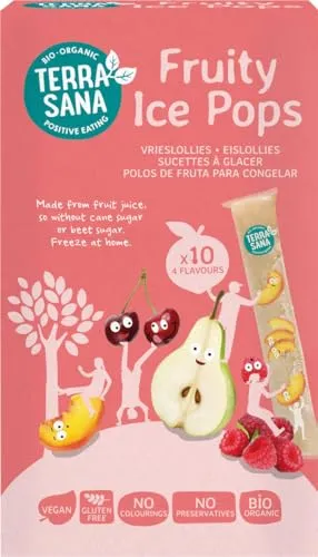  11,88 EUR/l) Bio Wassereis Eislollies Frucht 6 Kartons (60 Sticks á 40ml