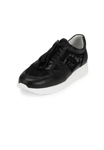 vitaform Damenschuhe Sneaker aus Hirschleder, schwarz, Größe 40 EU - Elegante Sneaker aus hochwertigem Hirschleder, pflegeleicht und mit herausnehmbarer, gepolsterter Innensohle. Ideal für den Alltag, bieten Komfort und Stil für jeden Anlass.