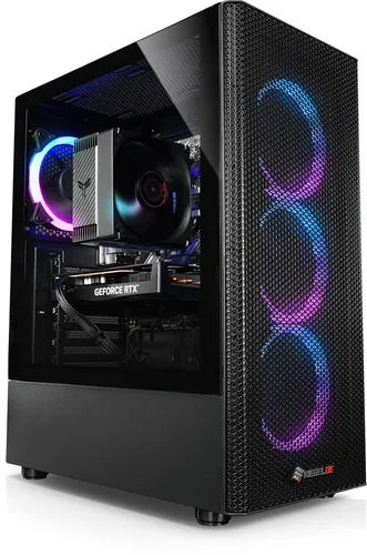 Kiebel Earthquake Gaming-PC - Gaming-PC mit AMD Ryzen 7 5700X, RTX 5060 und 16 GB RAM. Vorinstalliert mit Windows 11, sofort startklar für beeindruckendes Gaming-Erlebnis.