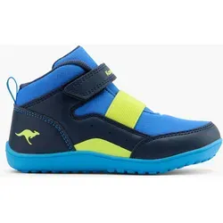 KangaROOS Jungen Unisex Kinder K-BFI Peppy EV Sneaker, dk Navy/Sky, 24 EU - Die KangaROOS Sneaker für Kinder bieten ein leichtes und flexibles Design für unbeschwertes Spielen. Mit innovativer ROOSFit 2.0 Technologie passen sie sich optimal an die Fußform an und unterstützen die natürliche Fußentwicklung.