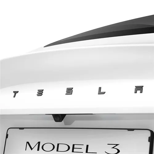 Spigen Tesla Model 3 Highland 2024 Hinteres Emblem Logo Aufkleber - Embleme für Tesla Model 3 Highland 2024, perfekte Anpassung mit starkem Klebeband für mühelose Installation und langlebigen Halt.