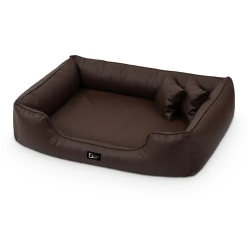 Exclusive Bed Orthopädisches Hundebett MAX – Komfortabel und stilvoll - Bieten Sie Ihrem Hund einen komfortablen Rückzugsort! Das orthopädische Hundebett mit rutschfester, abnehmbarer Abdeckung ist wasserabweisend und einfach zu reinigen. Ideal für Entspannung nach dem Spielen.