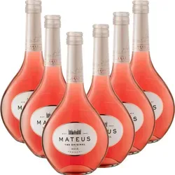 6x Mateus Rosé 11% Vol. 1,0L - Fruchtiger Genuss für jeden Anlass - Roséweine mit 11% Vol., perfekt für gesellige Abende und sommerliche Feiern.