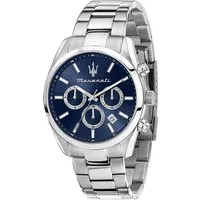 Maserati Attrazione R8853151005 Herrenuhr - Elegante Silberuhr für Herren - Die Maserati Attrazione R8853151005 vereint stilvolles Design und präzise Technik. Mit multifunktionalem Quarzwerk und robustem Edelstahlarmband ist sie der perfekte Begleiter für jeden Anlass.
