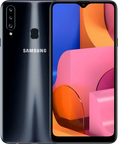 Samsung Galaxy A20s Smartphone 32GB Schwarz - Handy ohne Vertrag mit 6,5 Zoll TFT Display, Dual-SIM und Dreifach-Kamera für beeindruckende Fotos. Ideal für Multimedia und soziale Netzwerke.