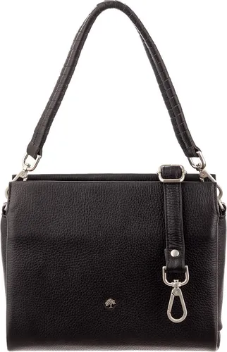 Prato Umhängetasche J172-P aus Rindleder - Elegante Umhängetasche für Damen mit praktischem Reißverschluss-Hauptfach und zusätzlichen Fächern. Hochwertige Materialien und flexible Trageoptionen machen sie zum perfekten Begleiter für Alltag und Freizeit.
