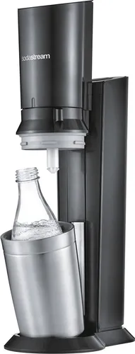 SodaStream Wassersprudler Crystal 3.0 Umsteiger - Wassersprudler-Geräte mit einfacher Handhabung für frisches Sprudelwasser auf Knopfdruck – ideal für eine umweltfreundliche Erfrischung ohne CO2-Zylinder.
