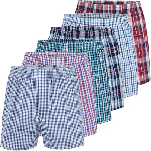 City Life Herren Boxershorts Sparpack S-4XL, 6er Pack D04, Größe: XL - Hautfreundliche 100% Baumwolle für angenehmen Tragekomfort. Ergonomischer Sattelschnitt sorgt für perfekte Passform und Bewegungsfreiheit. Praktisches Sparpack für eine vielseitige Garderobe – ideal für jeden Tag!