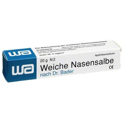 Weiche Nasensalbe n. Dr. Bad 20 g