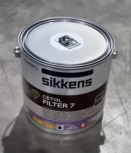 Sikkens Cetol Filter 7 Lasur 077 Kiefer 2,5L - Lacke mit Wetterschutz für Holz, ideal für langlebige und seidenglänzende Oberflächen. Abdeckung von 14-18 m²/l, trocknet in 6-8 Stunden.