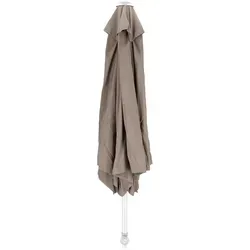 Sonnenschirm Elba Rund, Taupe, Ø 300 cm - Sonnenschirm für optimalen UV-Schutz und angenehmen Schatten, ideal für Garten und Terrasse. Robuste Konstruktion und stilvolles Design sorgen für entspannte Stunden im Freien.