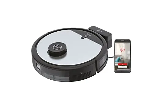 Hoover Staubsaugerroboter HG510D - Saugroboter mit Laser-Navigation, 110 min Laufzeit und HEPA10 Filter für gründliche Reinigung – ideal für allergikerfreundliches Wohnen.