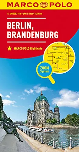 MARCO POLO Karte Deutschland Blatt 4 Berlin, Brandenburg 1:200 000: Wegenkaart Schaal 1 : 200.000 (MARCO POLO Karten 1:200.000)
