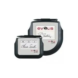 Evolis Signature 100 - Unterschriften-Terminal mit LCD Anzeige - Card-Reader: Evolis Signature 100 mit 4.7 x 9.5 cm LCD Anzeige, kabelgebunden und USB für präzise digitale Unterschriften.