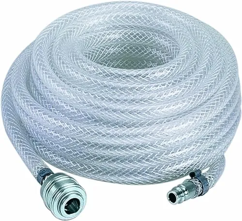 Einhell Druckluft-Schlauch 15m 15 bar - Robuster 15m Hochdruckschlauch für Kompressoren, mit 1/4 Zoll-Anschluss. Ideal für vielseitige Anwendungen, bietet Flexibilität und einfache Handhabung.