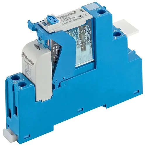 4c.01.9.024.0050 Relaisbaustein Nennspannung: 24 V/dc Schaltstrom (max.): 16 A 1 Wechsler 1 - Finder