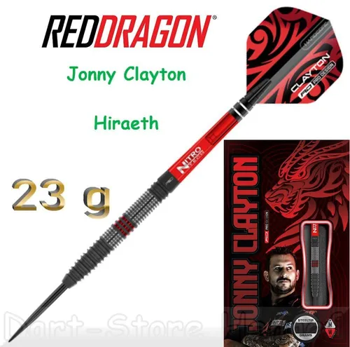 RED DRAGON Steeldarts "JONNY CLAYTON", 23 g 2864