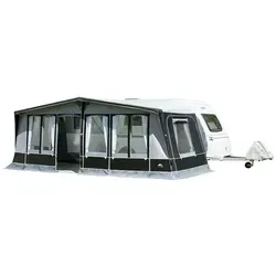 DWT Prime Air II aufblasbares Vorzelt für Wohnwagen - Caravan-Zubehör mit innovativem Air-In-System für schnellen Aufbau und flexible Nutzung; herausnehmbare Wände und hervorragende Belüftung für maximalen Komfort beim Camping.