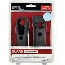 GUARD Silikon Skin Kit für PS Move Controller Schwarz - Schwarz
