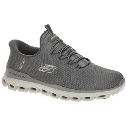 Skechers Glide-Step Noxus Slip-On Grau CHAR EU 46 - Sneaker für Herren, stylisch und bequem mit Low-Cut-Schnitt, ideal für mühelosen Komfort und zeitlosen Stil.
