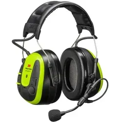 3M Peltor WS ALERT X Headset - 30 dB, Bluetooth Singlepoint Technologie, leuchtendes Gelb, ideal für laute Umgebungen und mobile Kommunikation