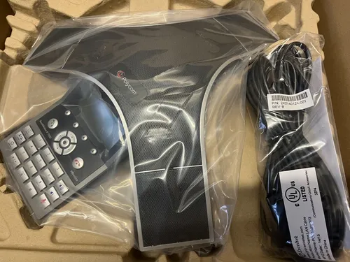 POLYCOM SoundStation IP 7000 VoIP-Telefon - Konferenztelefon für klare Kommunikation - VoIP-Business-Telefone mit herausragender Sprachqualität und 360°-Mikrofon für optimale Konferenzen.
