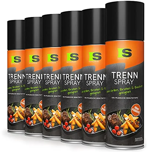 400ml Spraytive BBQ Trennspray - Grill-Zubehör - Trennfett, Antihaftspray, Non Stick Spray für Weber Grills, Tefal, Plancha Grills, Sandwich Maker 2 x