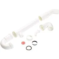 Röhrensiphon 44,8 mm (G 1 1/2) Weiß