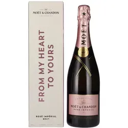 Moët & Chandon Champagne Rosé Impérial Brut 0,75l in Geschenkbox - Eleganter Rosé-Champagner mit fruchtigen Aromen von Waldbeeren und einem Hauch von Rose. Ideal als Geschenk für besondere Anlässe, perfekt für fruchtige Speisen.
