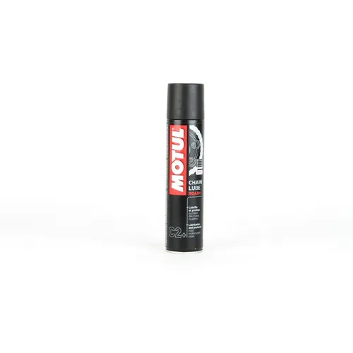 MOTUL KETTENSPRAY C2+ CHAIN LUBE ROAD 400 ml - Fett & Schmieröl - Hochleistungs-Kettenspray mit PTFE für optimale Schmierung und Schutz Ihrer Kette auf der Straße.
