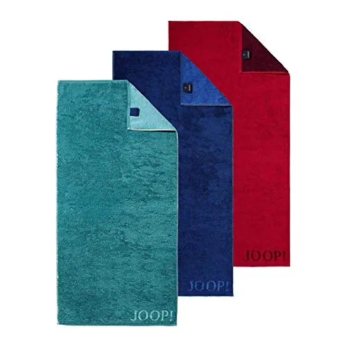 JOOP! Handtücher Classic Doubleface 1600 - Flauschige Eleganz - Handtücher aus 100% Baumwolle, made in Germany. Flauschige Qualität und hohe Saugkraft mit eingewebtem JOOP!-Logo für ein luxuriöses Badezimmererlebnis.