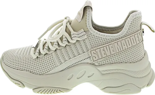 STEVE MADDEN Sneaker Beige 36 EU - Modische Sneaker in Beige mit 4 cm Absatzhöhe. Ideal für den Alltag, aus strapazierfähigem Synthetik und komfortablem Textil-Innenmaterial. Perfekt für trendbewusste Frauen!