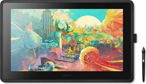 Wacom Cintiq 22 - Kreativ-Stift-Display Tablet mit Full-HD (1920 x 1080), intuitives Zeichnen mit 8192 Druckempfindlichkeitsstufen, ideal für kreative Profis und Hobbykünstler