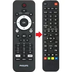 Ersatz Fernbedienung für Philips MCI298/12 | MCM103B/12 | MCM103B/77