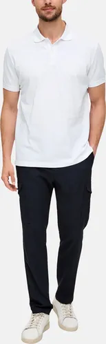 s.Oliver Poloshirt weiß XL (52/54) - Herren-Shirt aus 100% Baumwolle, pflegeleicht und ideal für lässige Anlässe, sorgt für hohen Tragekomfort.