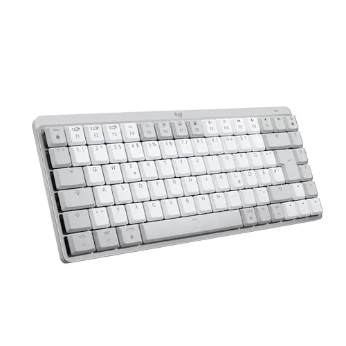 Logitech MX Mechanical Mini für Mac - Kabellose, beleuchtete Tastatur mit flachen, leisen Tasten, ideal für produktives Arbeiten und Multi-Mac-Konnektivität