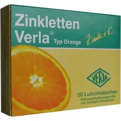 ZINKLETTEN Verla Orange Lutschtabletten 50 St. - ZINKLETTEN Verla Orange Lutschtabletten 50 St. für die tägliche Unterstützung. Praktisch und angenehm im Geschmack, ideal für die Reise oder im Alltag.