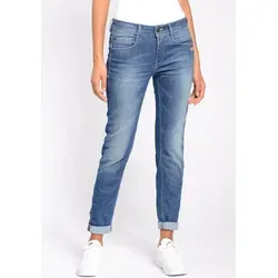 GANG Relax-fit-Jeans 94AMELIE mit Used-Effekten - Jeans mit einzigartigen Used-Effekten und lässiger Relaxed-fit, ideal für modische Individualisten, die Komfort und Stil suchen.