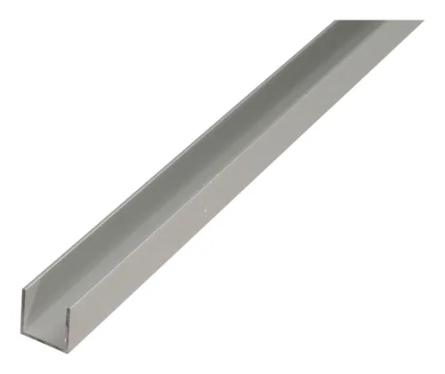 Gustav Alberts Alu-U-Profil 2000 / 10 x 8 mm silberfarbig - 474812